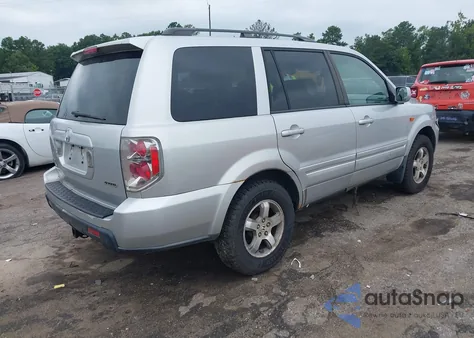 2006 Honda Pilot Ex-L from USA, damaged, VIN 2HKYF18676H505738